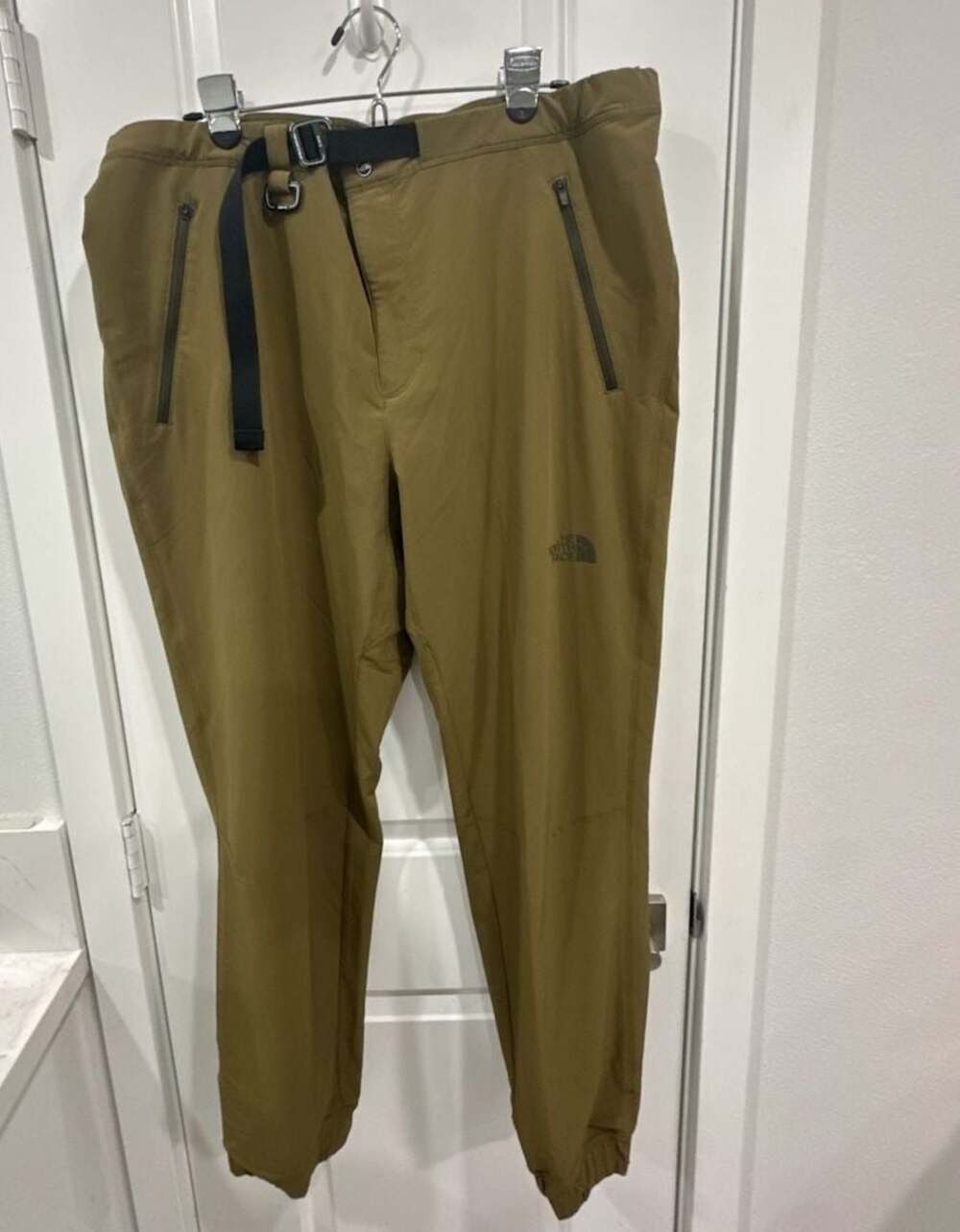 The North Face Paramount Pro Hiking Pants in Sepia Brown with Integrated Belt